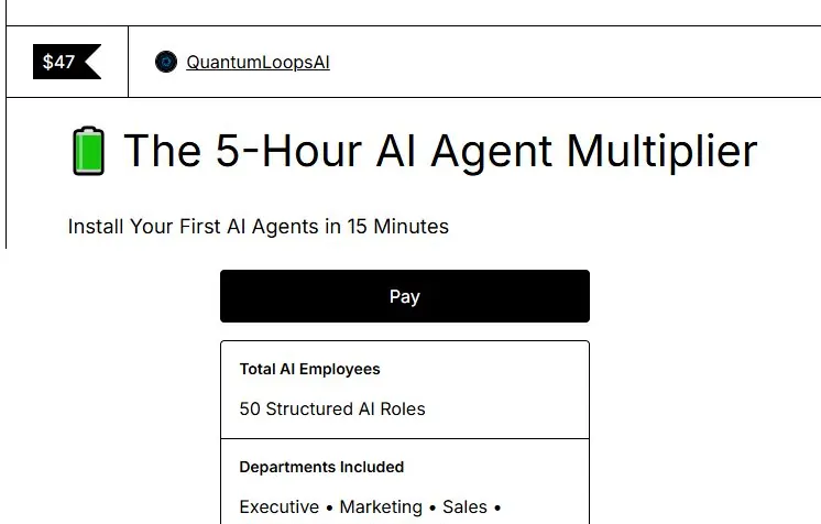 A member's product page: a 47 dollar guide
